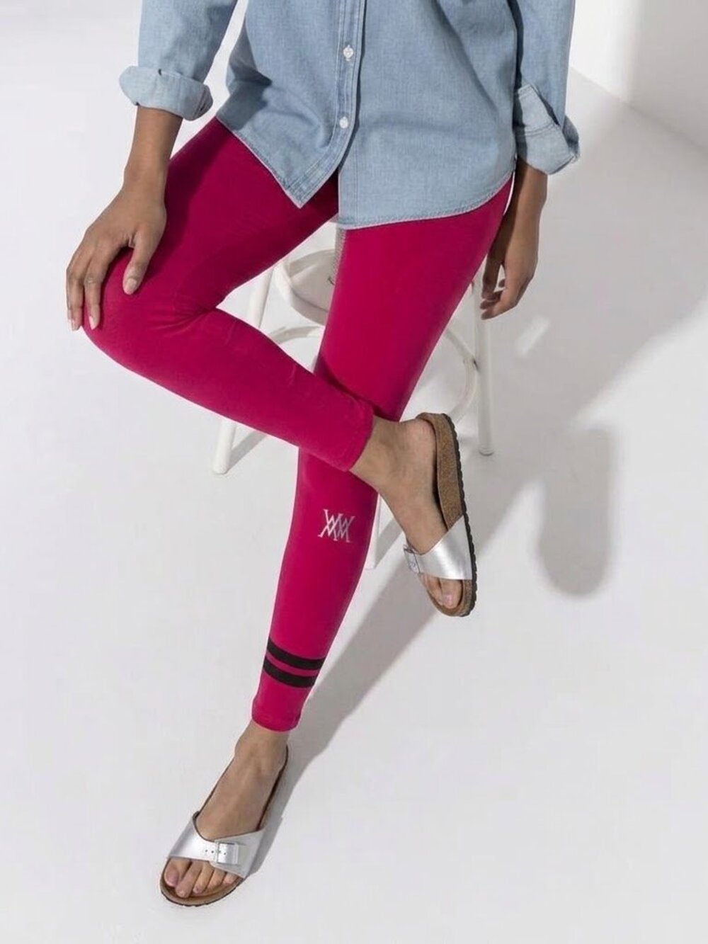WOLM Pink Leggings - Size S
